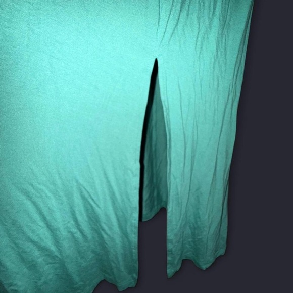 A New Day Teal Green Sleeveless Scoop Neck Sundress - Picture 3 of 5